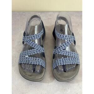 Skechers Strappy Sandals Reggae Slim Stretch Appeal-Z-Gore Blue Women’s Size 7